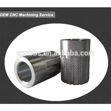 CNC machined Aluminum splined aluminum bushing